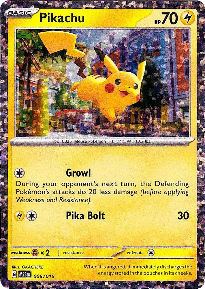 Pikachu 006/015