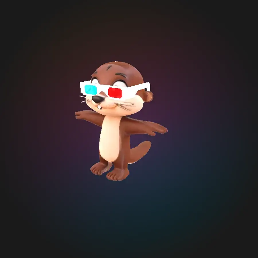 Otter 3D Glasses / Helihat
