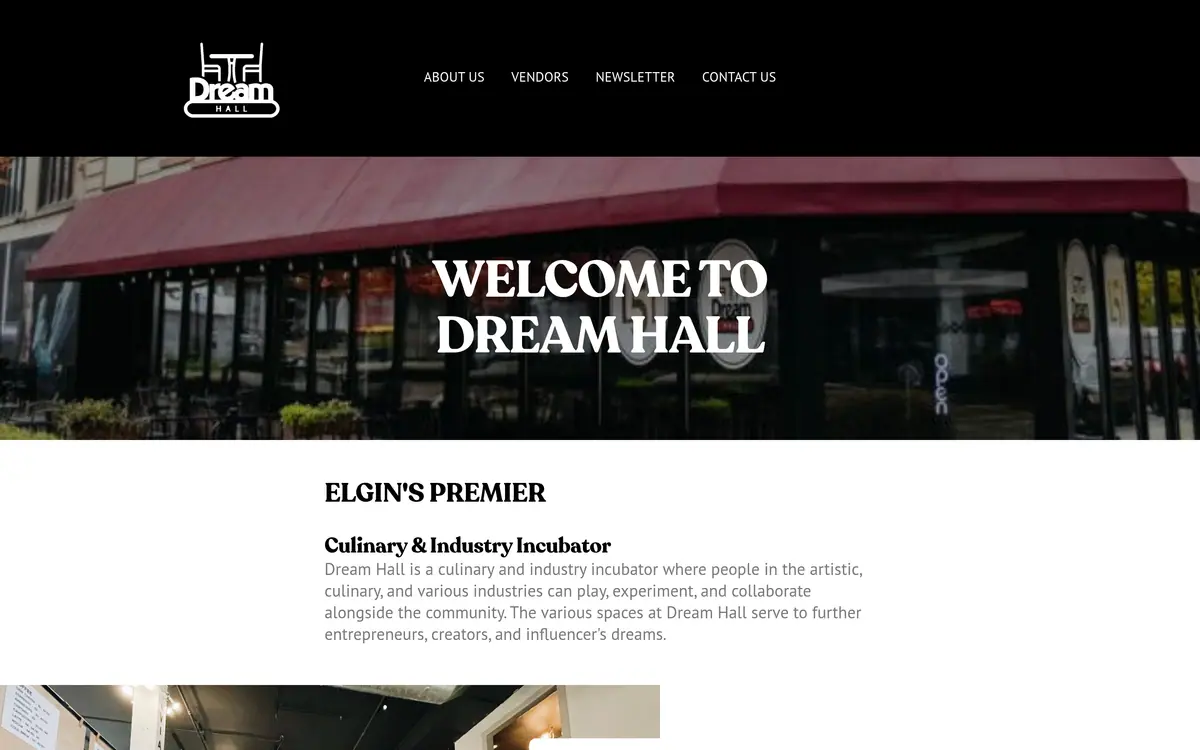 Dream Hall website
