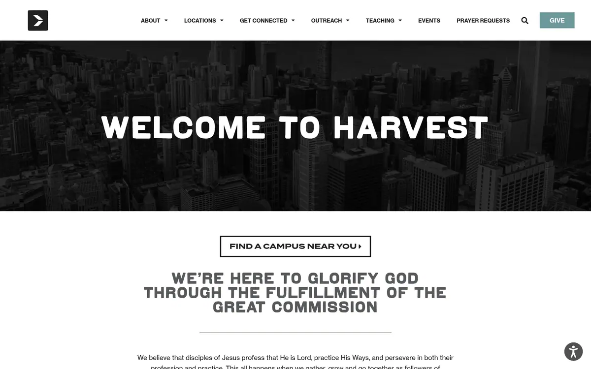 Harvest Bible Chapel website