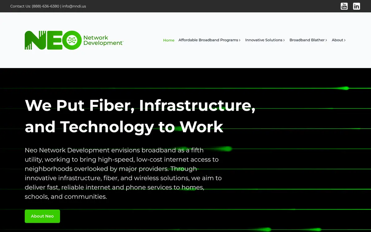 Neo Network Development website
